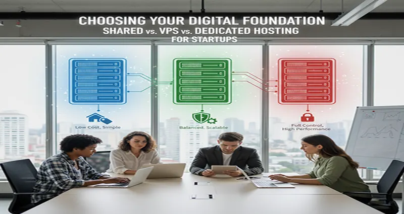 Choosing Your Digital Foundation: Shared vs. VPS vs. Dedicated Hosting for Startups