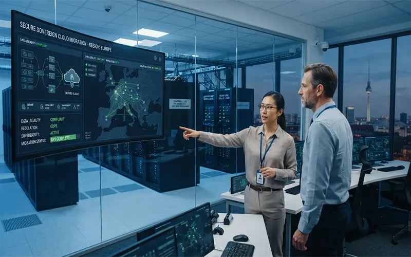 Corporate Migration to Sovereign Cloud Infrastructure to Meet Regional Data Sovereignty Regulations