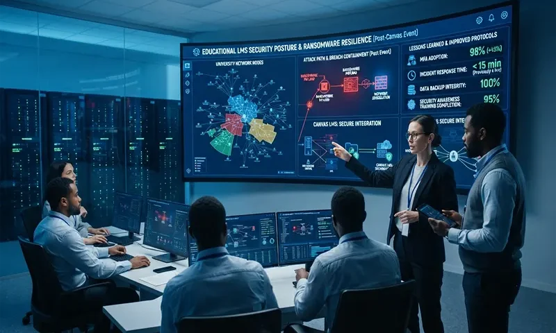 Lessons Learned from the Canvas Learning Management System Ransomware Attack and Data Breach