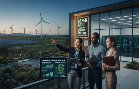 Starting a Carbon Neutral Green Web Hosting Business with Renewable Energy Certificates