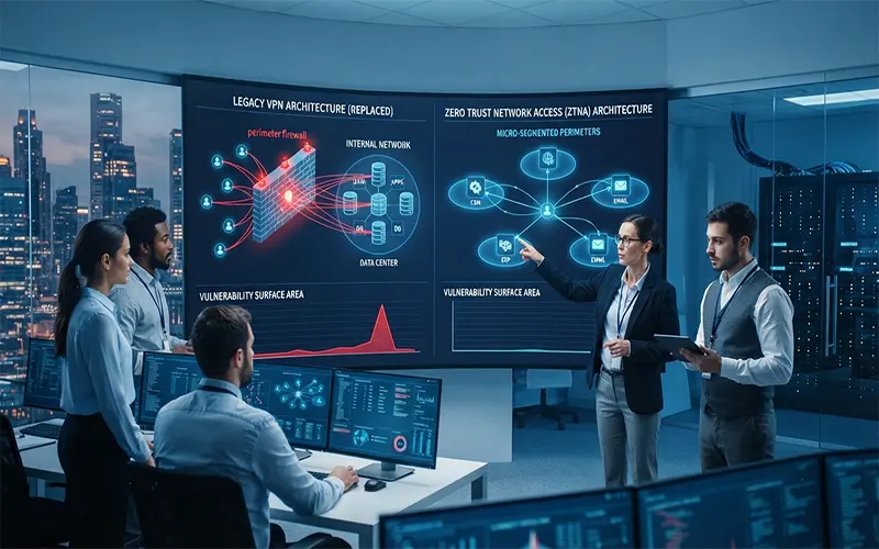 Why Enterprise Organizations Are Replacing Legacy VPNs with Zero Trust Network Access Architectures